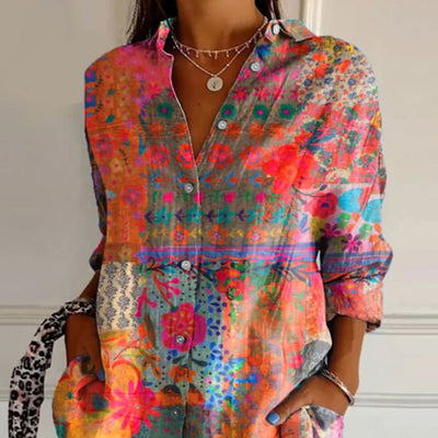 Anaïs™ | Blouse Élégante à Imprimé Floral