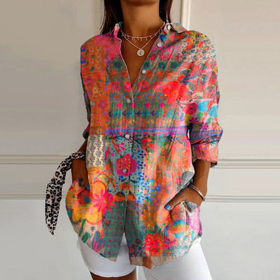 Anaïs™ | Blouse Élégante à Imprimé Floral
