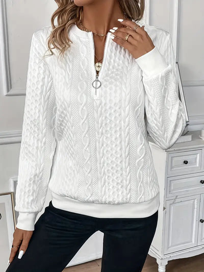Lucia - Pull À Zip Élégant