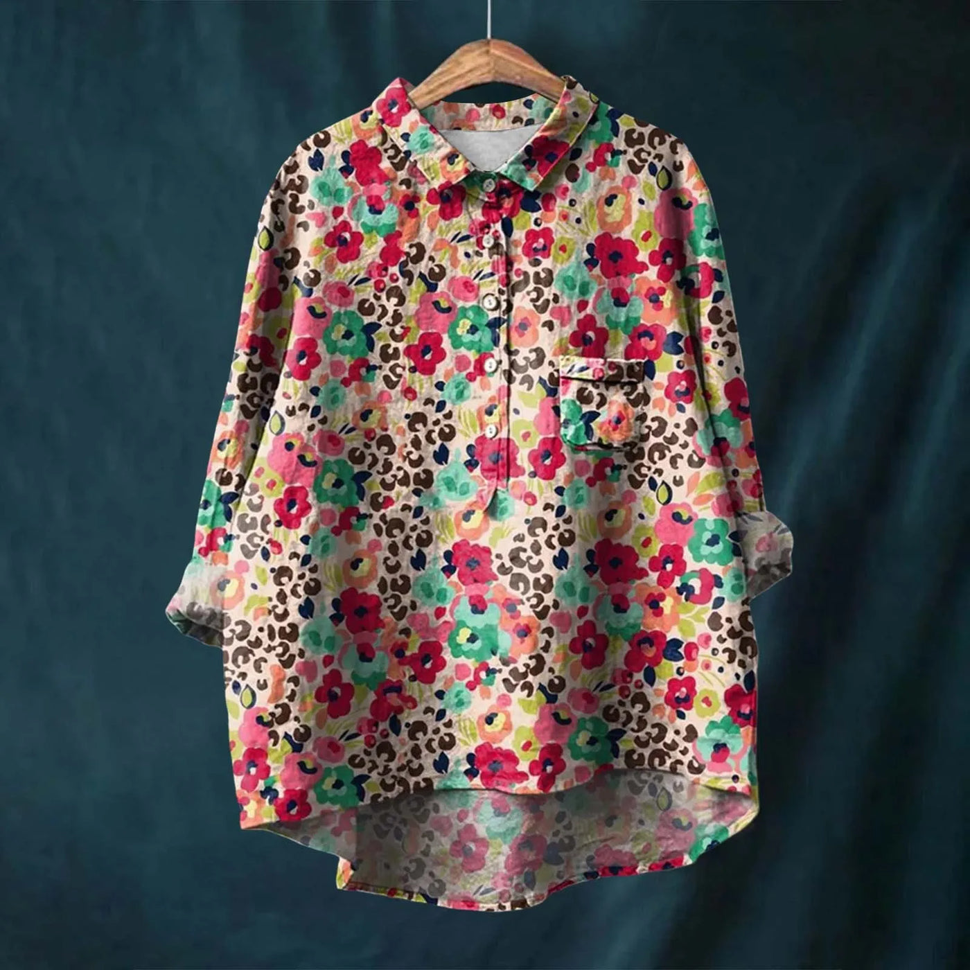 Élise™ | Chemise Florale Élégante pour Femme