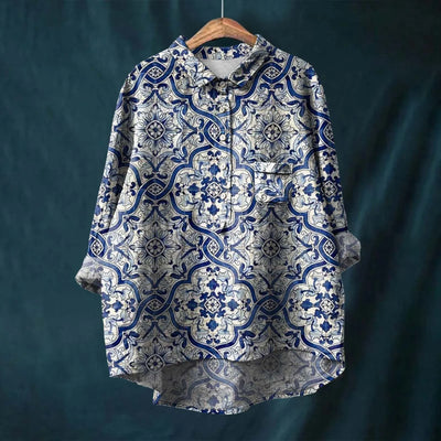 Élise™ | Chemise Florale Élégante pour Femme