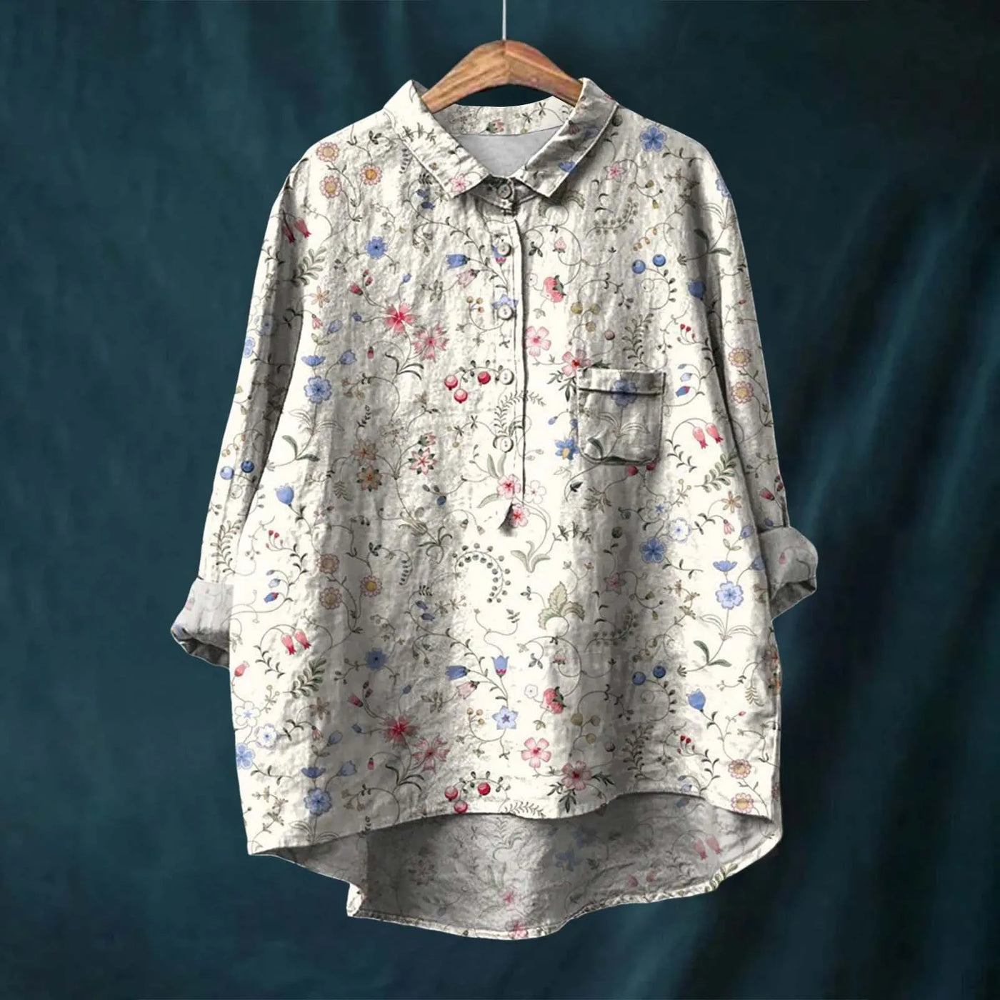 Élise™ | Chemise Florale Élégante pour Femme