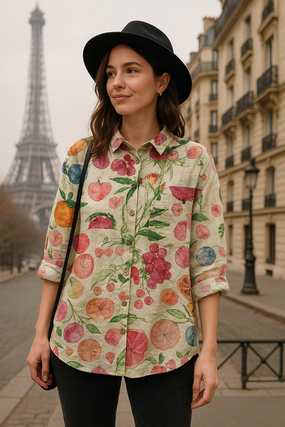 Élise™ | Chemise Florale Élégante pour Femme