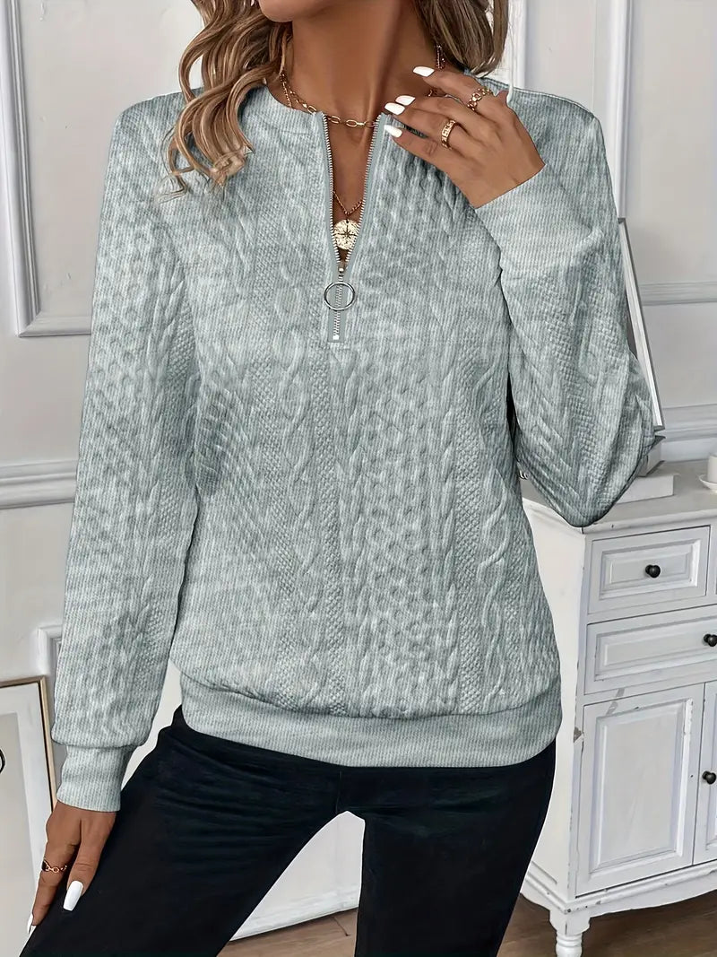 Lucia - Pull À Zip Élégant
